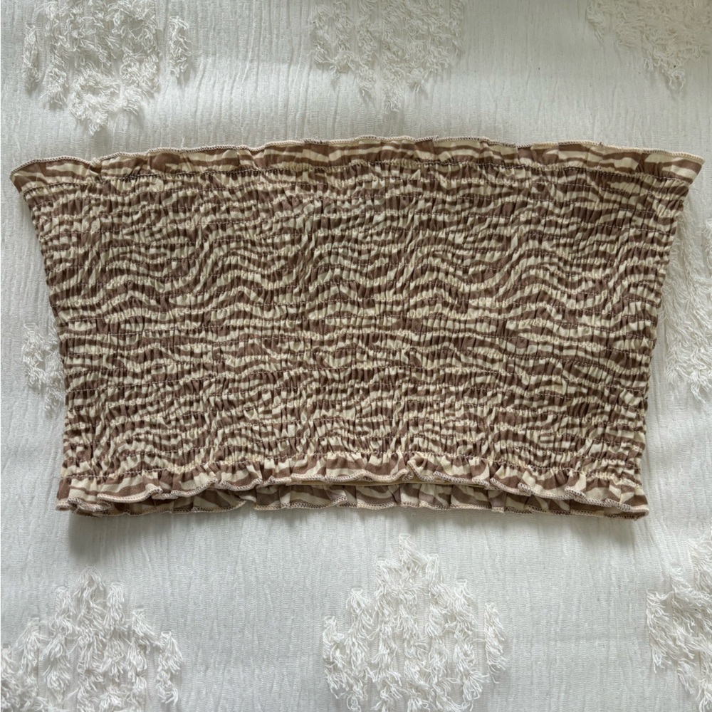 tube top with pattern